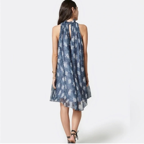 Joie Thelen Mini Swing Dress Baltic Print JE6000PR Sz S - Picture 9 of 11